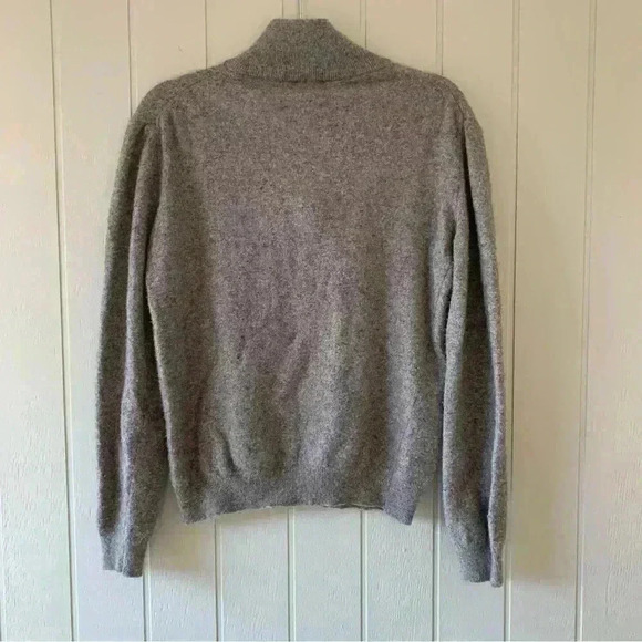 Bartolini Women’s Wool Cashmere Blend Half Zip Sweater Large - Picture 2 of 8